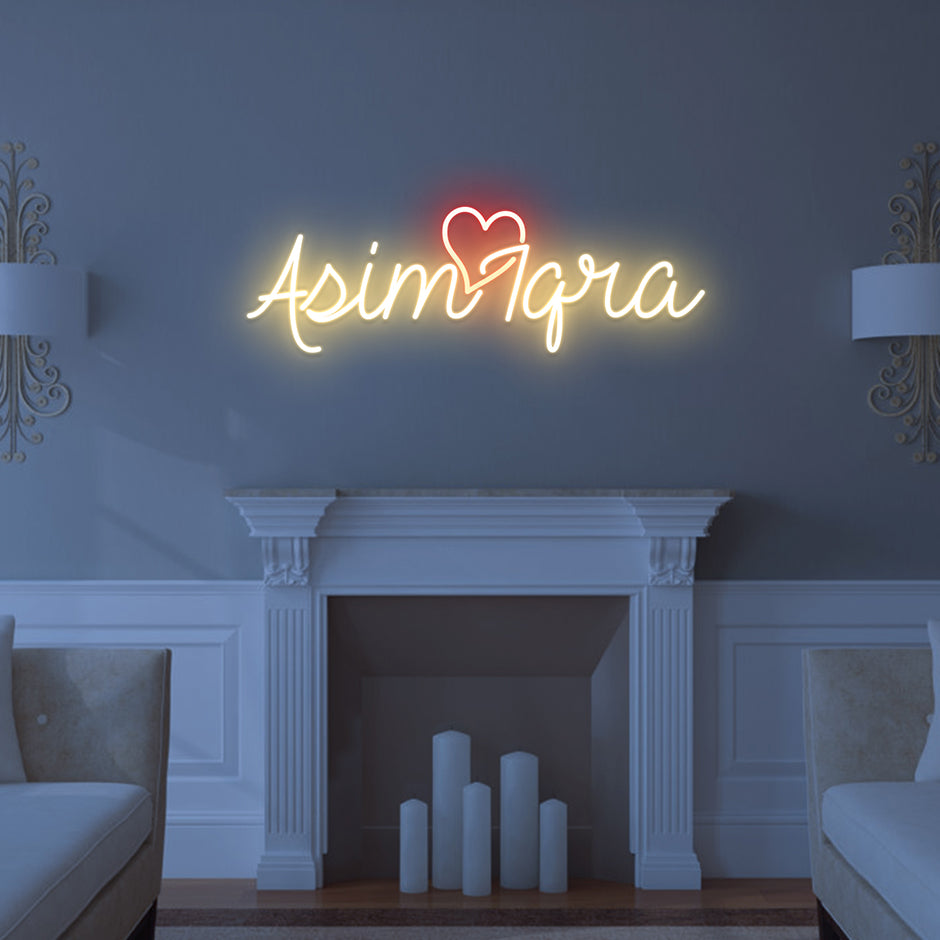 Asim Iqra Neon Sign