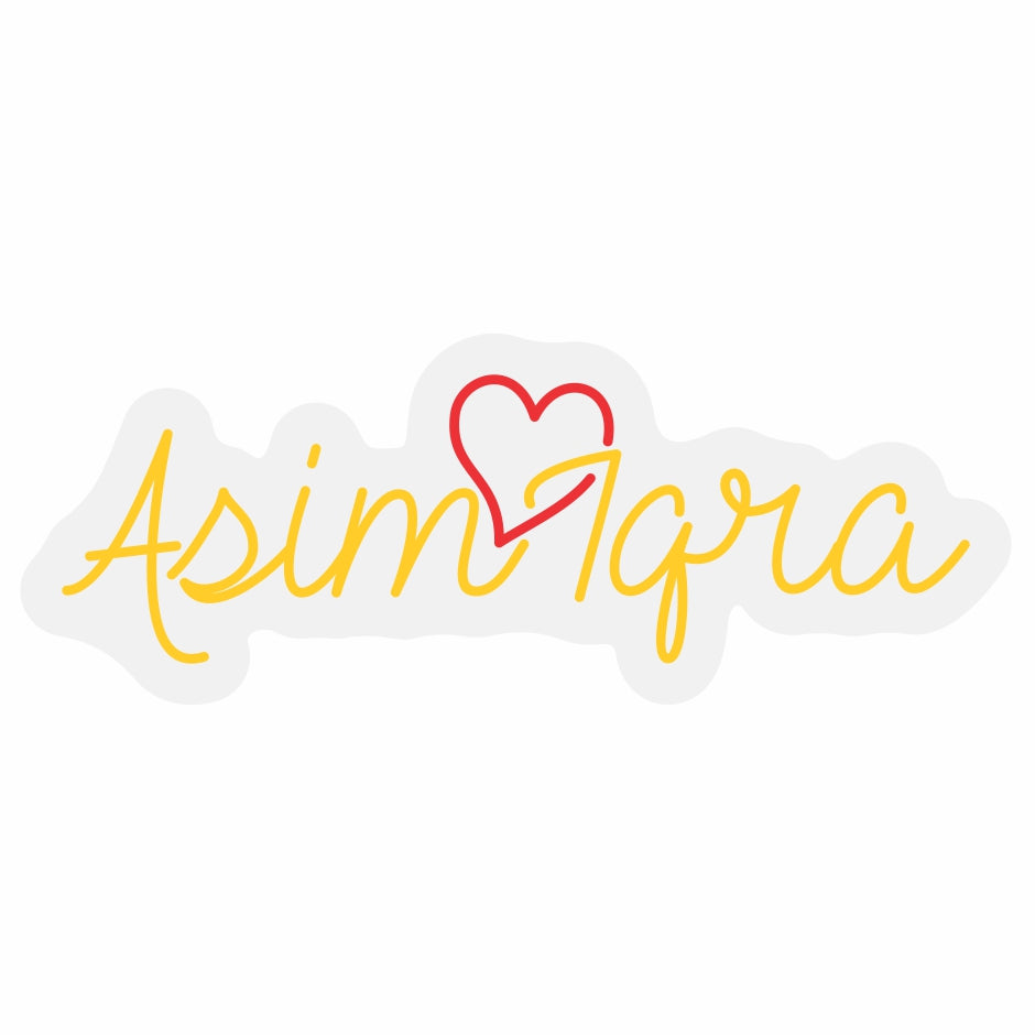 Asim Iqra Neon Sign