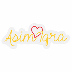 Asim Iqra Neon Sign