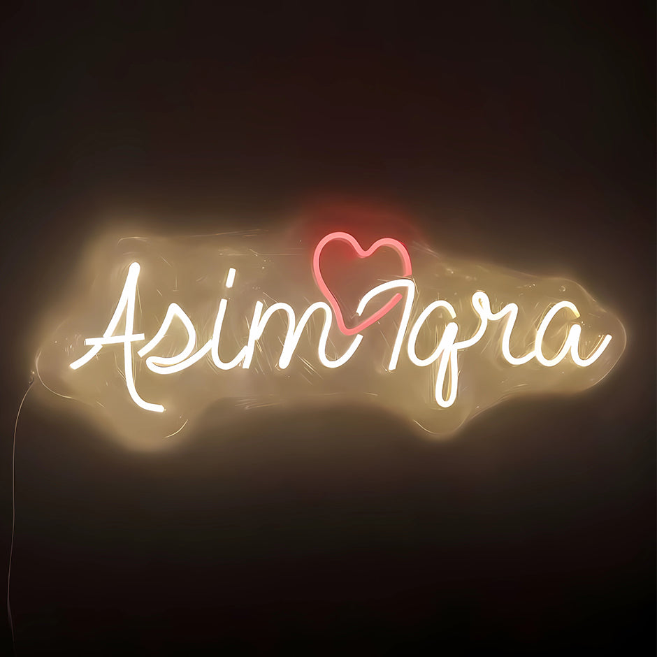 Asim Iqra Neon Sign