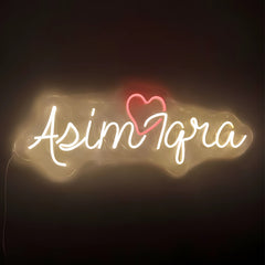 Asim Iqra Neon Sign